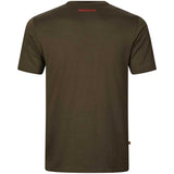 HARKILA Game T-shirt - Merino Wool - Mens - Willow Green Moose