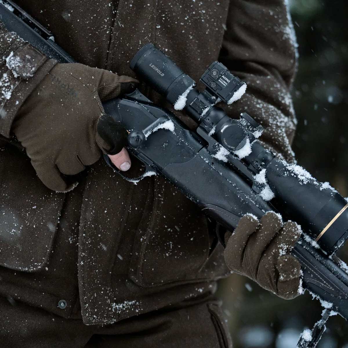 HARKILA Garor HWS Gloves With Fold-Back Finger - Hunting Green