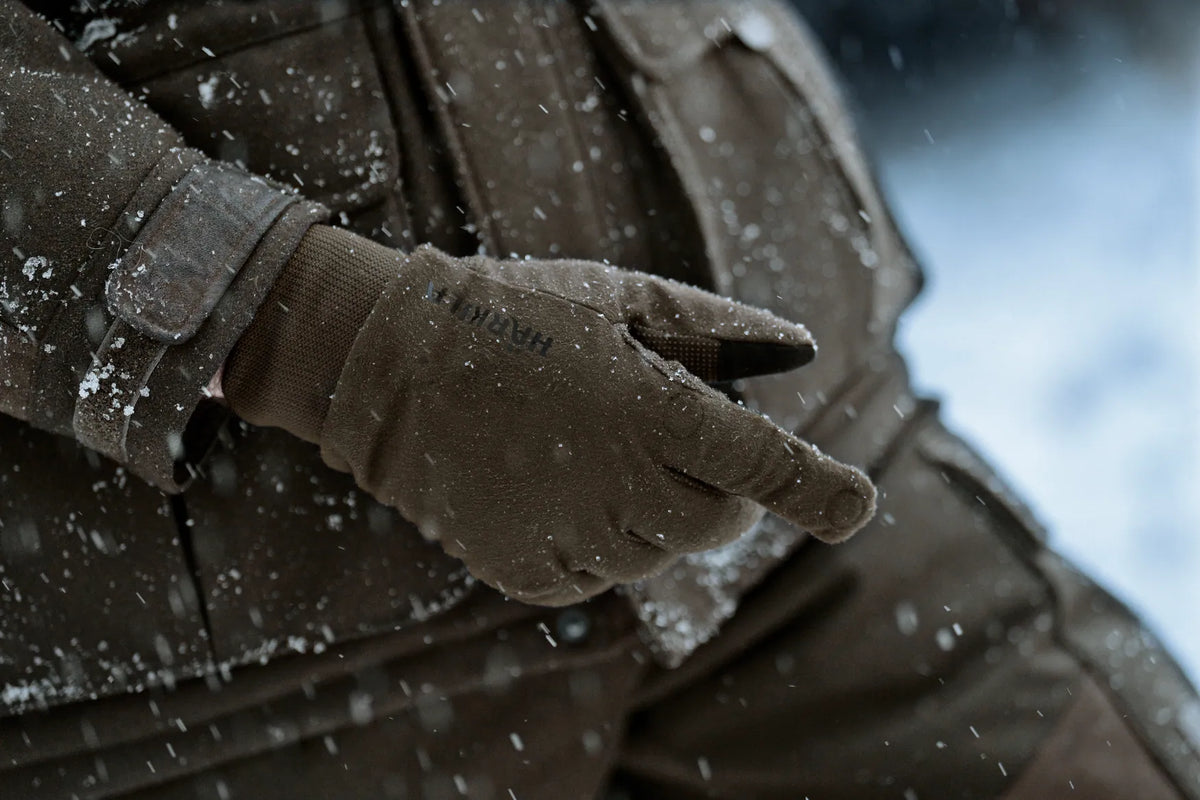 HARKILA Garor HWS Gloves With Fold-Back Finger - Hunting Green