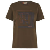 HARKILA H-Logo T-Shirt - Womens - Willow Green