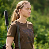 HARKILA H-Logo T-Shirt - Womens - Willow Green