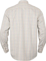 HARKILA Haywood Wool Blend Long Sleeve Shirt - Mens - Arabian Spice Check
