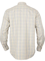 HARKILA Haywood Wool Blend Long Sleeve Shirt - Mens - Arrowwood Yellow Check