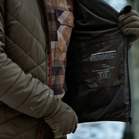 HARKILA Heat Insulated Jacket - Mens - Willow Green / Shadow Brown