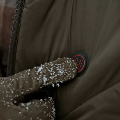 HARKILA Heat Insulated Jacket - Mens - Willow Green / Shadow Brown