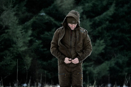HARKILA Heat Insulated Waistcoat - Mens - Willow Green / Shadow Brown
