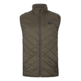 HARKILA Heat Insulated Waistcoat - Mens - Willow Green / Shadow Brown