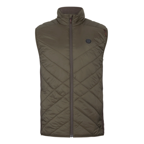 HARKILA Heat Insulated Waistcoat - Mens - Willow Green / Shadow Brown
