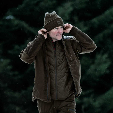 HARKILA Heat Insulated Waistcoat - Mens - Willow Green / Shadow Brown