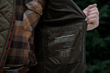 HARKILA Heat Insulated Waistcoat - Mens - Willow Green / Shadow Brown