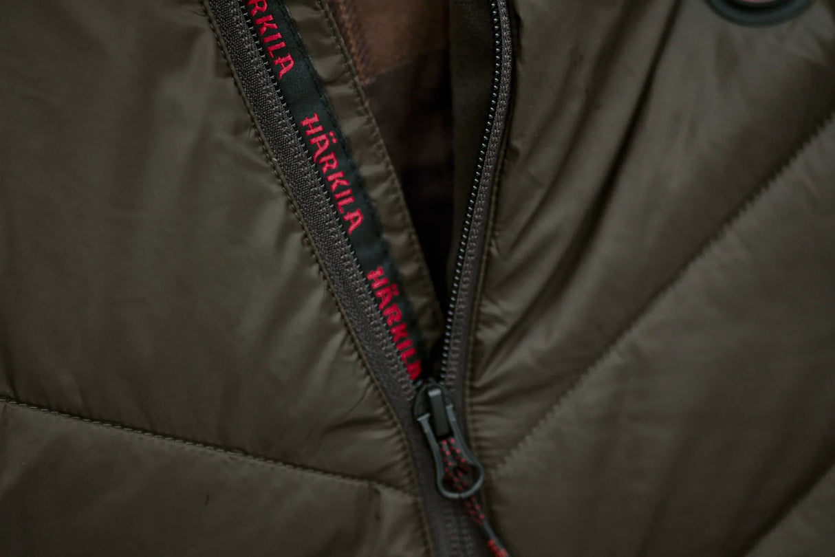 HARKILA Heat Insulated Waistcoat - Mens - Willow Green / Shadow Brown