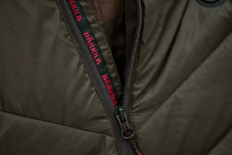 HARKILA Heat Insulated Waistcoat - Mens - Willow Green / Shadow Brown