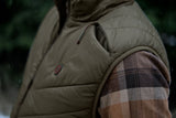 HARKILA Heat Insulated Waistcoat - Mens - Willow Green / Shadow Brown