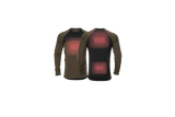 HARKILA Heat USB-C L/S T-Shirt - Mens - Willow Green & Black