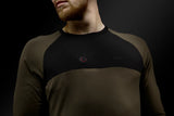 HARKILA Heat USB-C L/S T-Shirt - Mens - Willow Green & Black