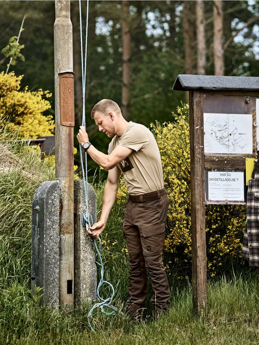 HARKILA Heim T-shirt - Mens - Pure Cashmere