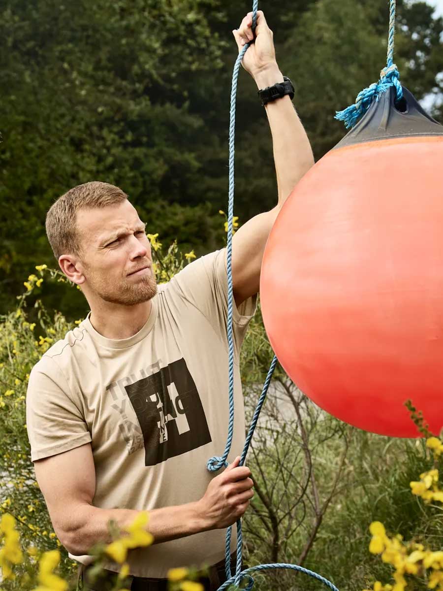 HARKILA Heim T-shirt - Mens - Pure Cashmere