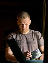 HARKILA Identity T-shirt - Mens - Brown Melange