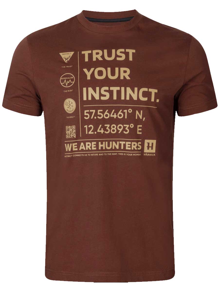 HARKILA Instinct T-shirt - Mens - Burgundy