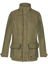 Load image into Gallery viewer, HARKILA Jura GTX Waterproof Tweed Jacket - Womens - Olive
