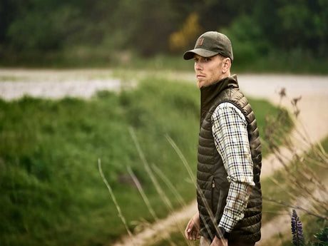 HARKILA Kalix HSP Waistcoat - Mens - Willow Green / Shadow Brown