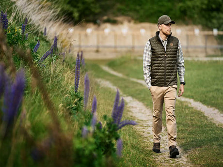 HARKILA Kalix HSP Waistcoat - Mens - Willow Green / Shadow Brown