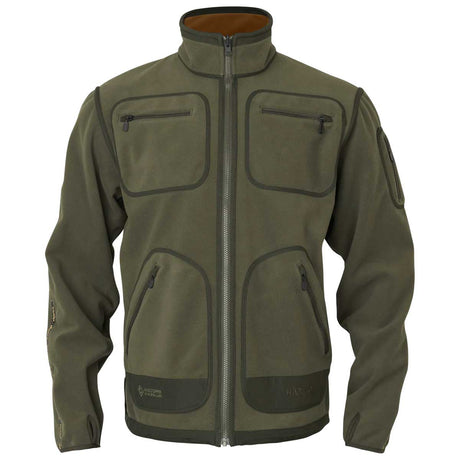 HARKILA Kamko Fleece - Mens Reversible Windstopper - Forest Night / Rustique Clay
