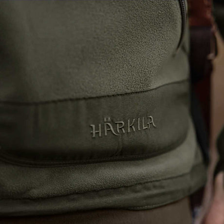 HARKILA Kamko Fleece - Mens Reversible Windstopper - Forest Night / Rustique Clay
