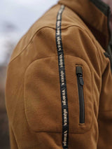 HARKILA Kamko Fleece - Mens Reversible Windstopper - Forest Night / Rustique Clay