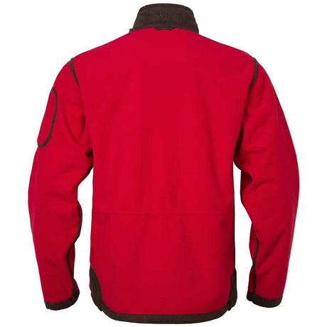 HARKILA Kamko Regal Fleece Jacket - Mens Reversible Windstopper - Red / Brown