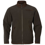 HARKILA Kamko Regal Fleece Jacket - Mens Reversible Windstopper - Red / Brown