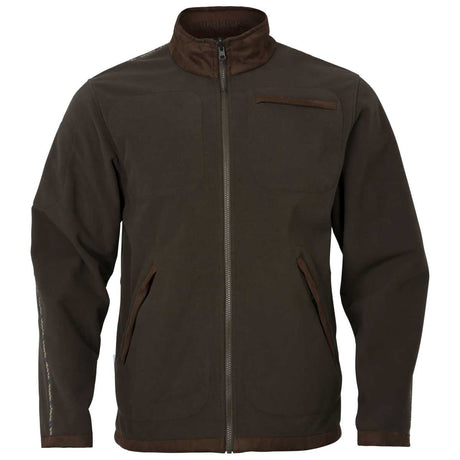 HARKILA Kamko Regal Fleece Jacket - Mens Reversible Windstopper - Red / Brown