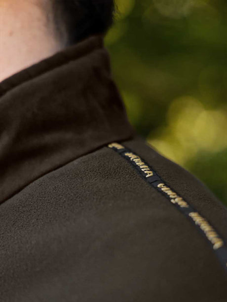 HARKILA Kamko Regal Fleece Jacket - Mens Reversible Windstopper - Red / Brown