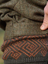 HARKILA Kenmore GTX Tweed Breeks - Mens - Forest Green Herringbone
