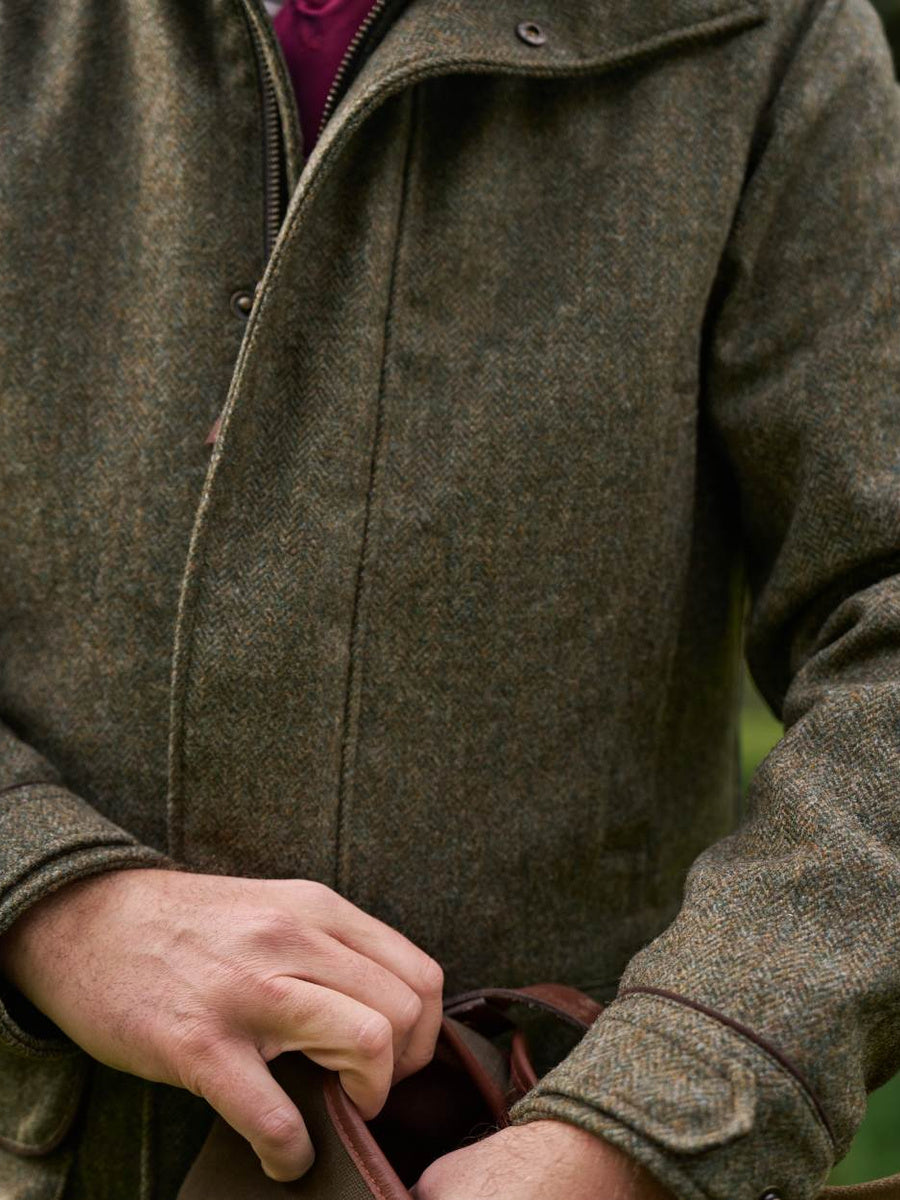 HARKILA Kenmore GTX Tweed jacket - Mens - Forest Green Herringbone