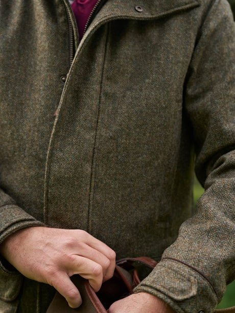 HARKILA Kenmore GTX Tweed jacket - Mens - Forest Green Herringbone