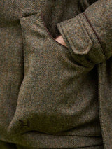 HARKILA Kenmore Shooting Waistcoat - Mens -  Forest Green Herringbone