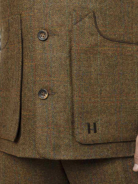 HARKILA Kenmore Shooting Waistcoat - Mens - Terragon Brown