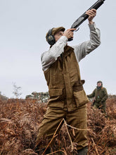 Load image into Gallery viewer, HARKILA Kenmore Shooting Zip Waistcoat - Mens - Terragon Brown
