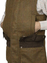 Load image into Gallery viewer, HARKILA Kenmore Shooting Zip Waistcoat - Mens - Terragon Brown
