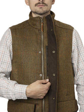 Load image into Gallery viewer, HARKILA Kenmore Shooting Zip Waistcoat - Mens - Terragon Brown
