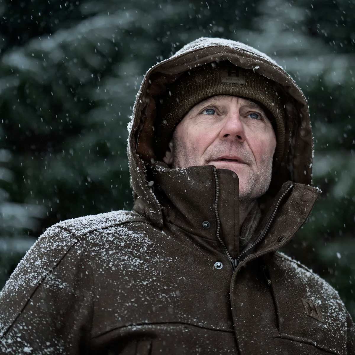HARKILA Kodiak CleverWool HSP Insulated Jacket - Mens - Dark Hunting Green / Shadow Brown
