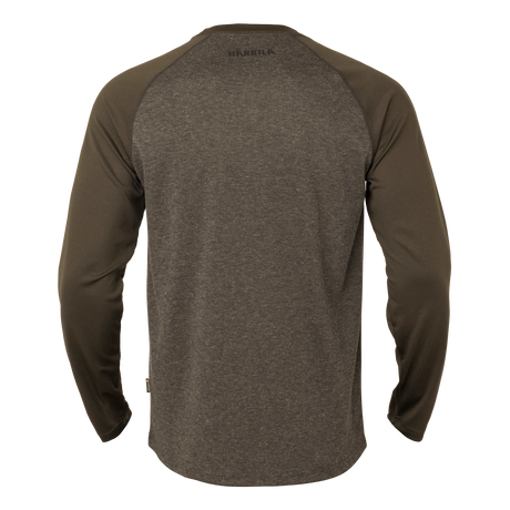 HARKILA Kodiak CleverWool Long Sleeved T-Shirt - Mens - Dark Hunting Green