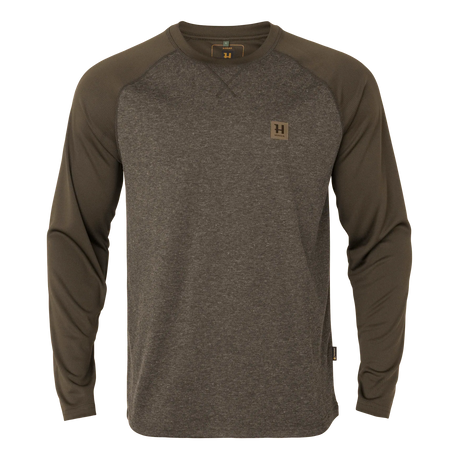 HARKILA Kodiak CleverWool Long Sleeved T-Shirt - Mens - Dark Hunting Green