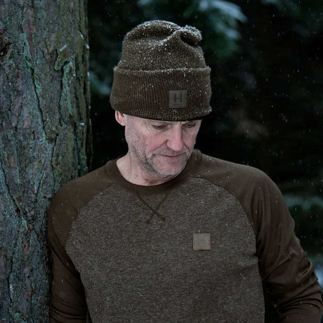 HARKILA Kodiak CleverWool Long Sleeved T-Shirt - Mens - Dark Hunting Green