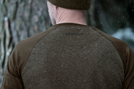 HARKILA Kodiak CleverWool Long Sleeved T-Shirt - Mens - Dark Hunting Green