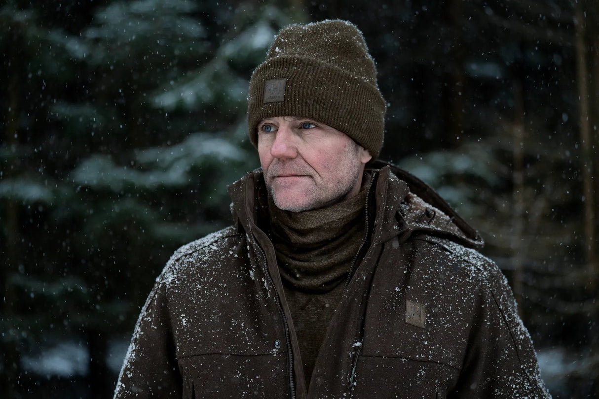 HARKILA Kodiak CleverWool Neck Gaiter - Dark Hunting Green