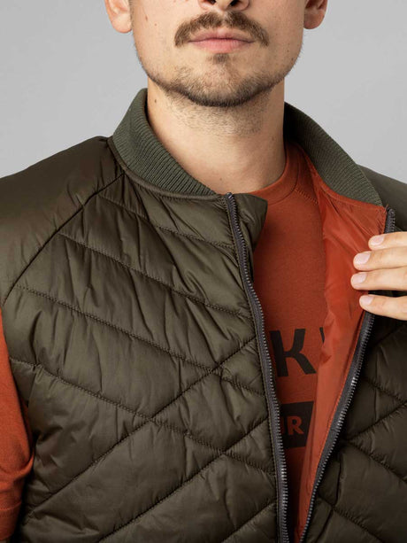 HARKILA Logmar Insulated Packable Waistcoat  - Mens - Willow Green