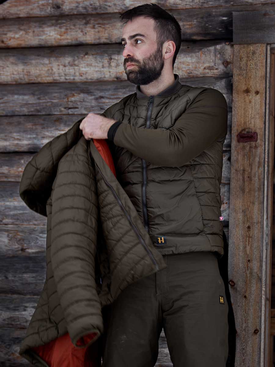 HARKILA Logmar Insulated Packable Waistcoat  - Mens - Willow Green