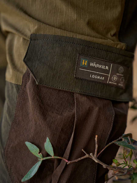 HARKILA Logmar Lightweight Zip-off Trousers - Mens - Dark Olive/ Willow Green